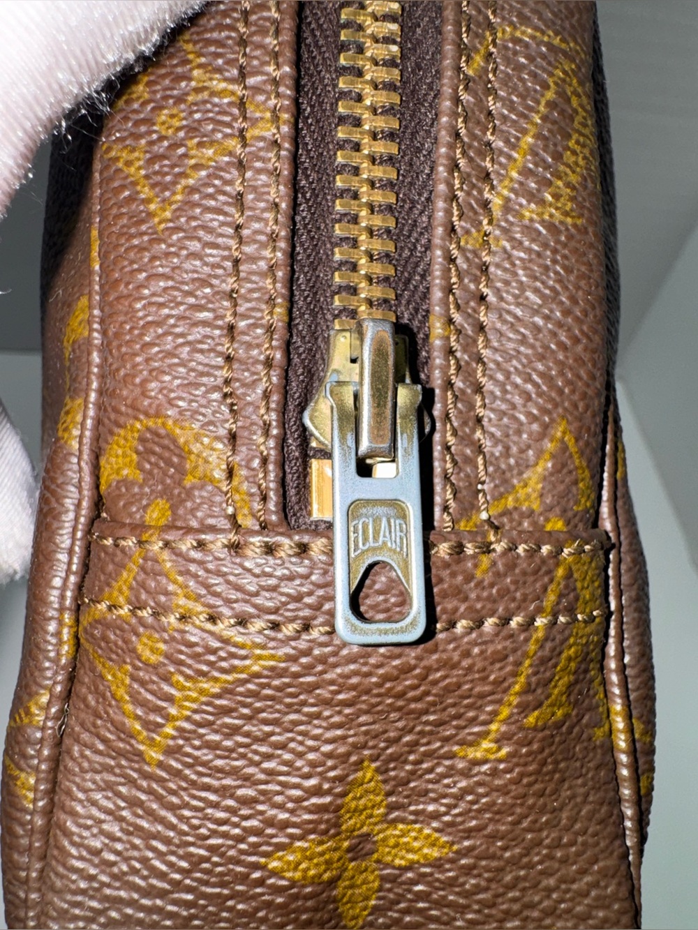 Louis Vuitton Brown Monogram Canvas Trousse 23cm - Picture 5 of 9